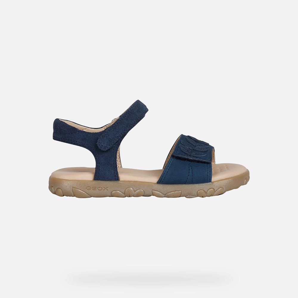 Sandales Geox Haiti - Bleu Marine - Fille 037129-QNK